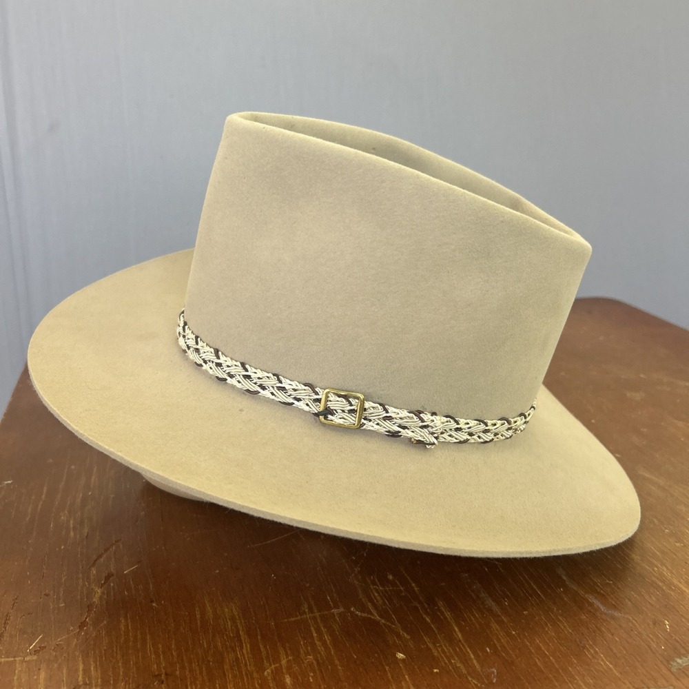 Vintage Stetson Silverbelly Cowboy Hat 3X Beaver 6 7/8 1950's-60's Union Tag